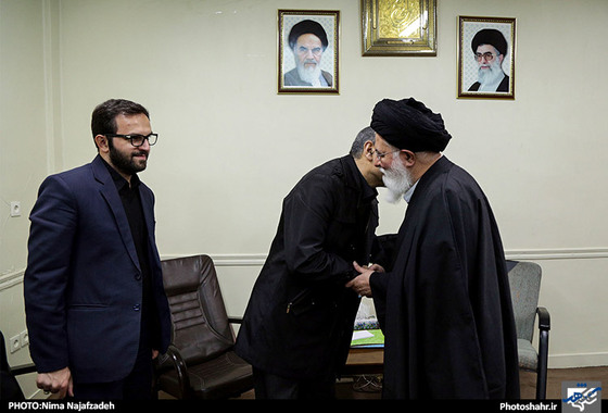 دیدار خانواده های شهید همدانی،تهرانی مقدم و احمدی روشن با امام جمعه مشهد