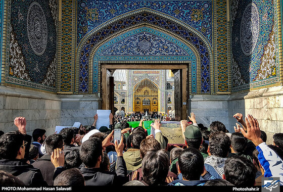 گزارش تصویری | تشییع پیکرهای مطهر شهیدان مدافع حرم قاجاریان و رضایی | عکس : محمد حسن صلواتی /شهرآرا