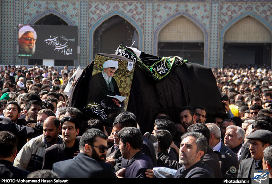 گزارش تصویری | تشییع پیکر آیت الله واعظ طبسی | عکس : محمد حسن صلواتی  /شهرآرا