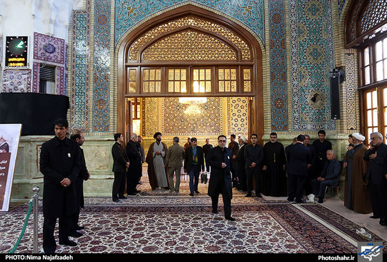 گزارش تصویری | مراسم بزرگداشت آیت‌الله طبسی در حرم رضوی | عکس : نیما نجف زاده /شهرآرا