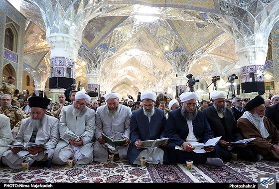 گزارش تصویری | مراسم بزرگداشت آیت‌الله طبسی در حرم رضوی | عکس : نیما نجف زاده /شهرآرا