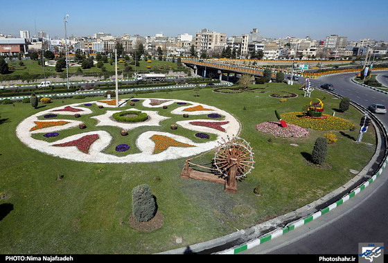 گزارش تصویری | المان های نوروزی در مشهد | عکس : نیما نجف زاده / شهرآرا