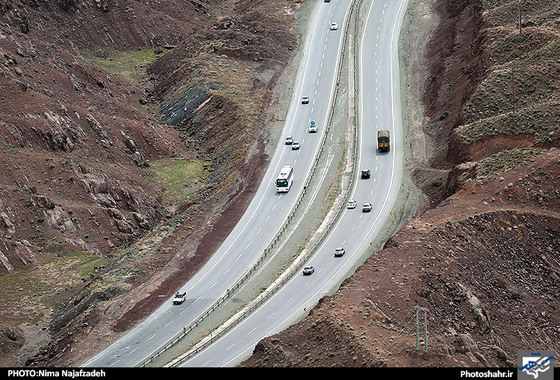 گزارش تصویری | تصاویر هوایی از جاده های نوروزی مشهد | عکس : نیما نجف زاده /شهرآرا