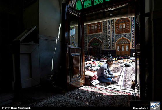 گزارش تصویری | آغاز مراسم معنوی اعتکاف در حرم رضوی | عکس : نیما نجف زاده /شهرآرا