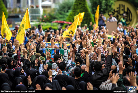 گزارش تصویری | تشییع پیکر مطهر 4 شهید مدافع حرم در مشهد | عکاس : محمد حسن صلواتی /شهرآرا