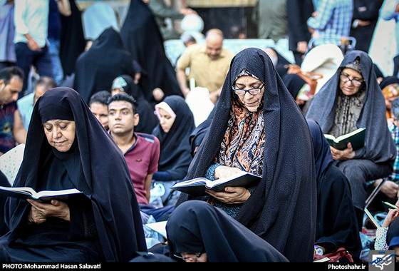 گزارش تصویری | جزء خوانی قرآن کریم در مسجد گوهرشاد حرم رضوی | عکس : محمد حسن صلواتی /شهرآرا
