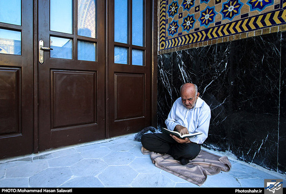 گزارش تصویری | جزء خوانی قرآن کریم در مسجد گوهرشاد حرم رضوی | عکس : محمد حسن صلواتی /شهرآرا
