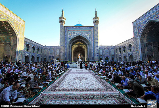 گزارش تصویری | جزء خوانی قرآن کریم در مسجد گوهرشاد حرم رضوی | عکس : محمد حسن صلواتی /شهرآرا