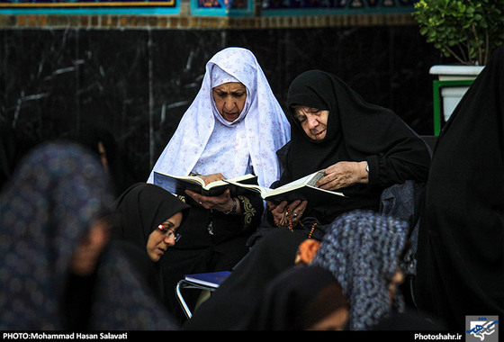 گزارش تصویری | جزء خوانی قرآن کریم در مسجد گوهرشاد حرم رضوی | عکس : محمد حسن صلواتی /شهرآرا