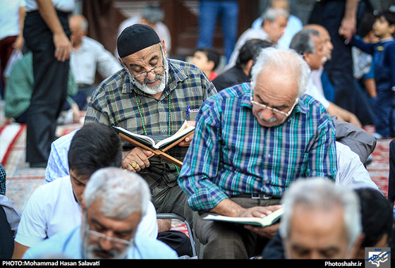 گزارش تصویری | جزء خوانی قرآن کریم در مسجد گوهرشاد حرم رضوی | عکس : محمد حسن صلواتی /شهرآرا