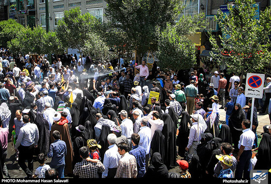 گزارش تصویری | راهپیمایی روز جهانی قدس در مشهد | عکاس : محمد حسن صلواتی /شهرآرا 