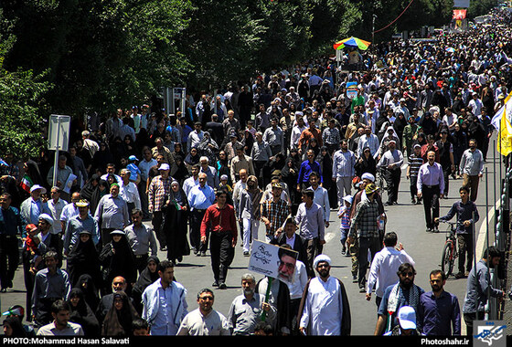 گزارش تصویری | راهپیمایی روز جهانی قدس در مشهد | عکاس : محمد حسن صلواتی /شهرآرا 