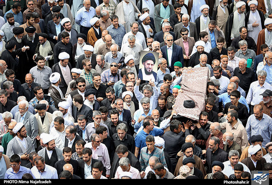 گزارش تصویری | مراسم تشییع سید کاظم علم الهدی | عکاس : نیما نجف زاده /شهرآرا
