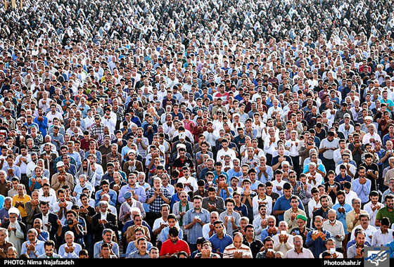 گزارش تصویری | نماز عید سعید فطر در حرم رضوی | عکاس :نیما نجف زاده /شهرآرا