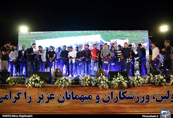 گزارش تصویری مراسم رونمایی از پیراهن تیم فوتبال مشهد عکاس نیما نجف زاده شهرآرا