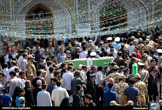 گزارش تصویری | تشییع پیکر مادر شهید صیاد شیرازی |  عکاس : نیما نجف زاده /شهرآرا