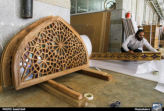 گزارش تصویری | ارسال درب های حرم مطهر امام علی (ع) به نجف اشرف | عکاس : سعید گلی / شهرآرا