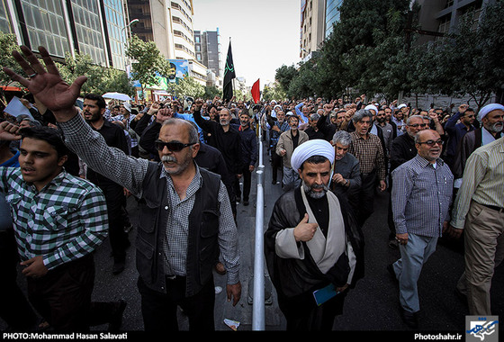 گزارش تصویری | راهپیمایی نمازگزاران مشهدی درمحکومیت جنایات آل‌سعود | عکاس : محمد حسن صلواتی /شهرآرا
