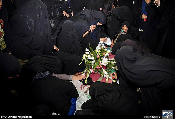 گزارش تصویری /تشییع پیکر سردار شهید حسن آزادی و سه شهید دفاع مقدس  / عکاس : نیما نجف زاده/ شهرآرا
