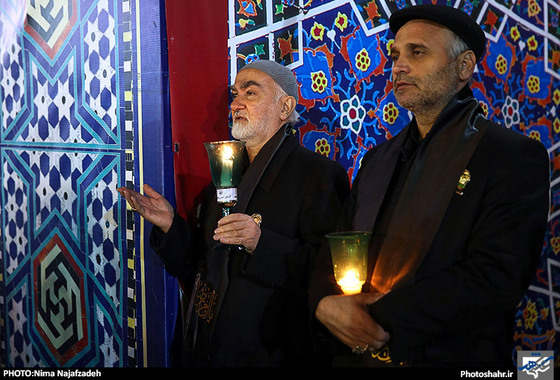 گزارش تصویری | مراسم خطبه خوانی شب عاشورا در حرم رضوی  عکس : نیما نجف زاده / شهرآرا