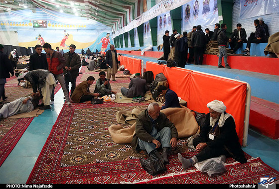 اقامت زائران حسینی افغانستانی در مشهد 