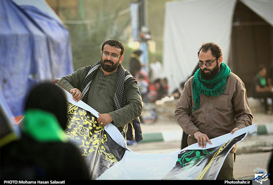 هنرمندان مشهدی در اربعین حسینی محمد حسن صلواتی شهرارا