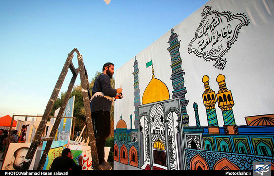 هنرمندان مشهدی در اربعین حسینی 