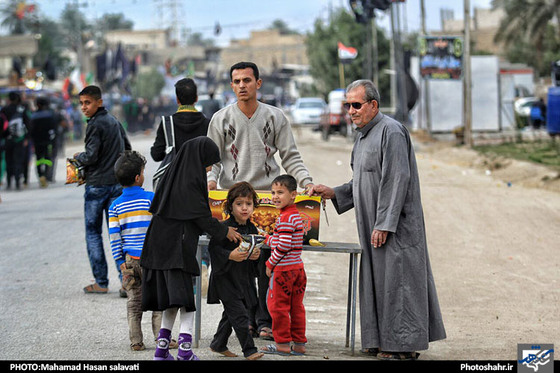 گزارش تصویری راهپیمایی اربعین حسینی از نجف به کربلا عکس محمد حسن صلواتی شهرآرا