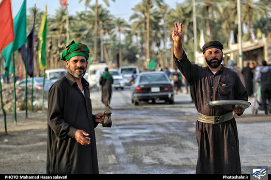 گزارش تصویری راهپیمایی اربعین حسینی از نجف به کربلا عکس محمد حسن صلواتی شهرآرا