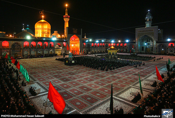 گزارش تصویری | آیین خطبه خوانی شب شهادت امام رضا(ع) در حرم رضوی | عکاس : محمد حسن صلواتی /شهرآرا