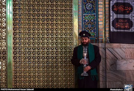 گزارش تصویری | آیین خطبه خوانی شب شهادت امام رضا(ع) در حرم رضوی | عکاس : محمد حسن صلواتی /شهرآرا