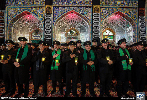 گزارش تصویری | آیین خطبه خوانی شب شهادت امام رضا(ع) در حرم رضوی | عکاس : محمد حسن صلواتی /شهرآرا