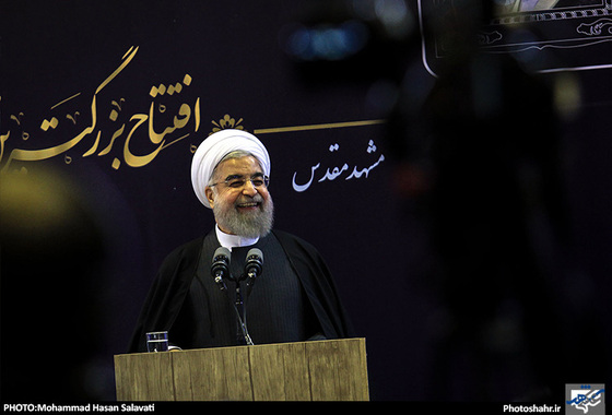 گزارش تصویری / بهره برداری و افتتاح چند پروژه عمرانی با حضور رئیس جمهور / عکس : محمد حسن صلواتی /شهرآرا