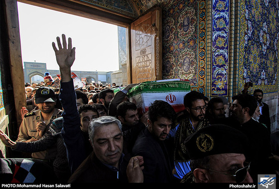 گزارش تصویری / تشییع پیکر مطهر دو شهید مدافع حرم در مشهد / عکاس : محمد حسن صلواتی /شهرآرا