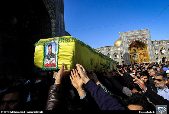 گزارش تصویری / تشییع پیکر مطهر دو شهید مدافع حرم در مشهد / عکاس : محمد حسن صلواتی /شهرآرا