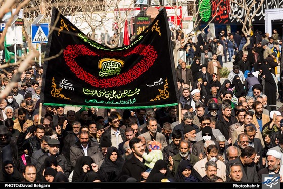 گزارش تصویری اجتماع عظیم عزاداران فاطمی در مشهد عکاس داود بهگام شهرآرا