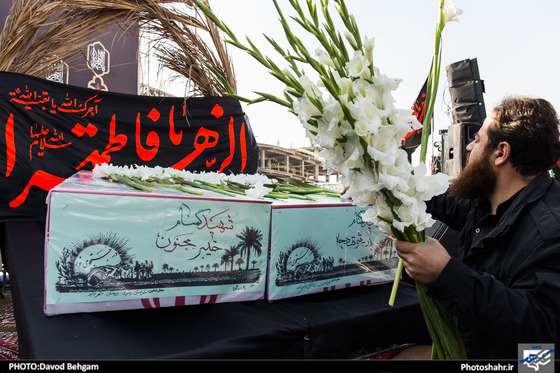 گزارش تصویری اجتماع عظیم عزاداران فاطمی در مشهد عکاس داود بهگام شهرآرا