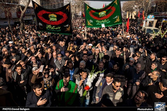 گزارش تصویری اجتماع عظیم عزاداران فاطمی در مشهد عکاس داود بهگام شهرآرا