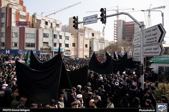 گزارش تصویری اجتماع عظیم عزاداران فاطمی در مشهد عکاس داود بهگام شهرآرا