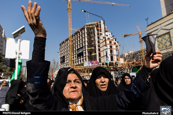 گزارش تصویری اجتماع عظیم عزاداران فاطمی در مشهد عکاس داود بهگام شهرآرا