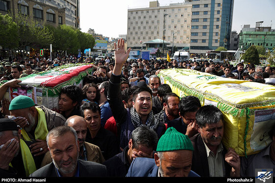 گزارش تصویری / تشییع پیکر 3 شهید مدافع حرم در مشهد /عکاس: احمد حسنی /شهرآرا