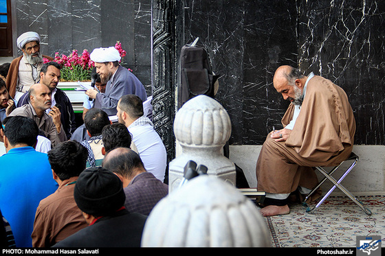 گزارش تصویری | آیین معنوی اعتکاف در حرم مطهر رضوی | عکاس : محمد حسن صلواتی / شهرآرا
