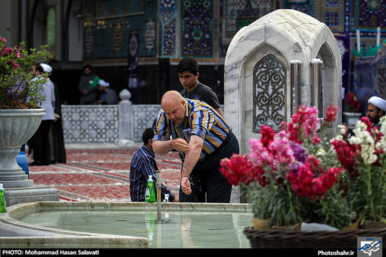 گزارش تصویری | آیین معنوی اعتکاف در حرم مطهر رضوی | عکاس : محمد حسن صلواتی / شهرآرا