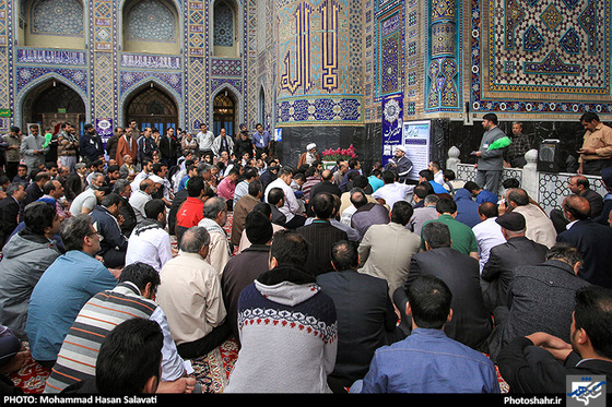 گزارش تصویری | آیین معنوی اعتکاف در حرم مطهر رضوی | عکاس : محمد حسن صلواتی / شهرآرا