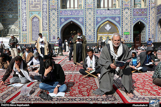 گزارش تصویری | آیین معنوی اعتکاف در حرم مطهر رضوی | عکاس :نیما نجف زاده /شهرآرا