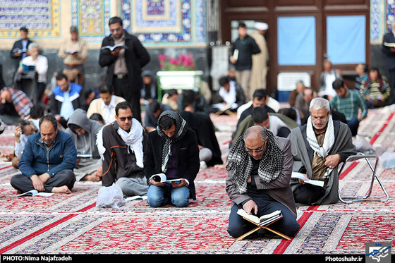 گزارش تصویری | آیین معنوی اعتکاف در حرم مطهر رضوی | عکاس :نیما نجف زاده /شهرآرا