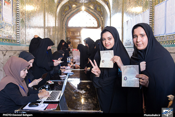 گزارش تصویری / انتخابات ریاست جمهوری و شورای شهر مشهد / عکاس : داوود بهگام /شهرآرا