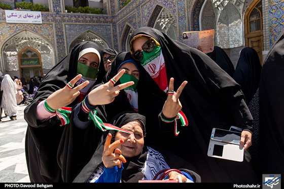 گزارش تصویری / انتخابات ریاست جمهوری و شورای شهر مشهد / عکاس : داوود بهگام /شهرآرا