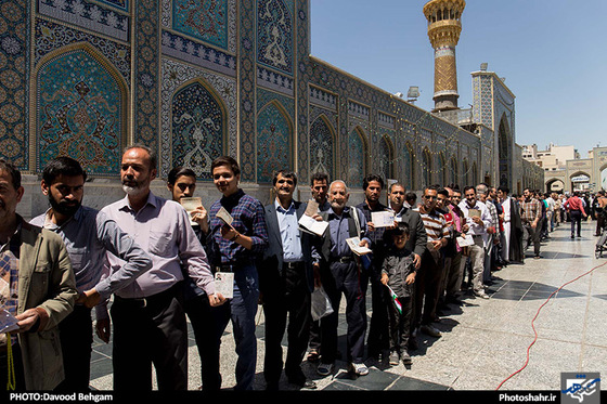 گزارش تصویری / انتخابات ریاست جمهوری و شورای شهر مشهد / عکاس : داوود بهگام /شهرآرا