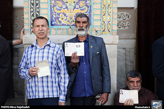 گزارش تصویری انتخابات ریاست جمهوری و شورای شهر مشهد عکاس نیما نجف زاده شهرآرا